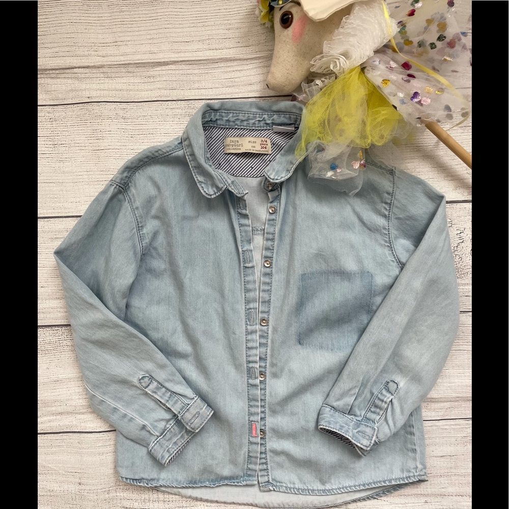 Zara BabyGirl Denim Shirt